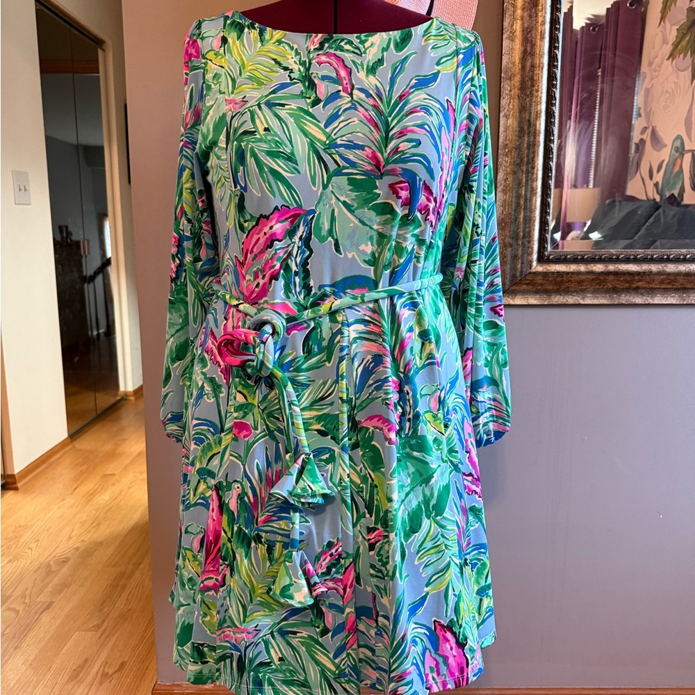 Lilly Pulitzer Ellora Dress in Porto Blue - XL